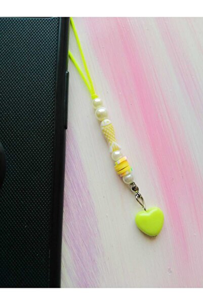 nasclaycollection Fimo Charm Phone Decoration Fish Yellow Color Mini