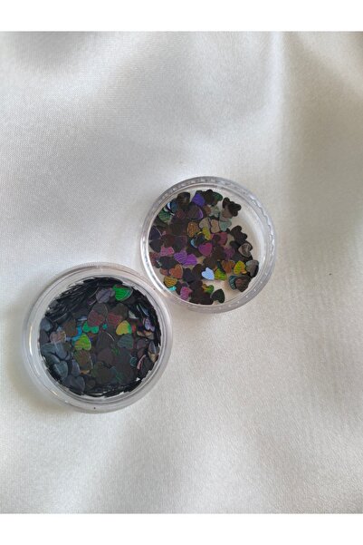 hanyi nails KALP SİM PUL TIRNAK YÜZ SAÇ EPOKSİ SÜSLEME NAİL ART GLİTTER KALP ...