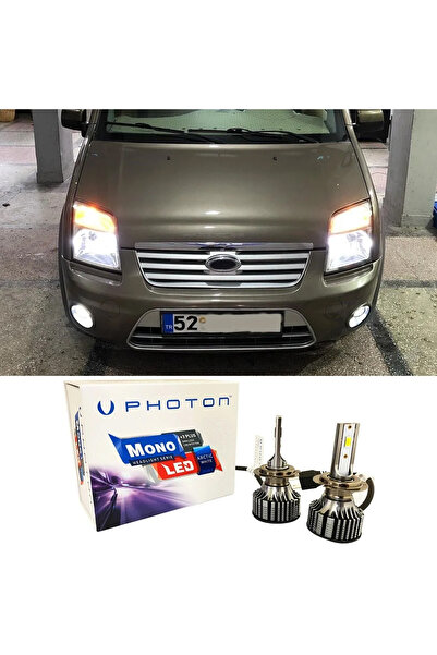 Photon Ford Connect Led Xenon Uzun + Kısa Far Ampulü H4 Mono Yeni Seri Beyaz ...