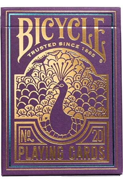 Bicycle بطاقات لعب طاووس أرجواني