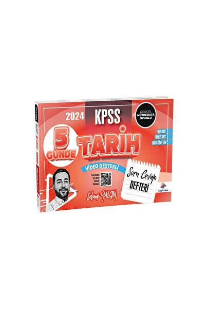 Dizgi Kitap KPSS Tarih 5 Günde Soru Cevap Defteri Lisans-Önlisans-Ortaöğretim...