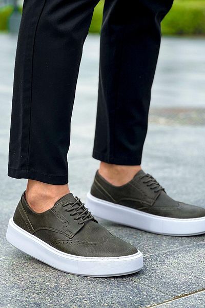 Joy Man J149 Change Over - Orthopedic Sole Casual Men's Classic Shoes CBT Khaki