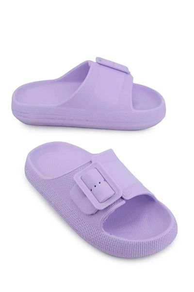 GEZER 15653 Papuci Eva de vară pentru femei - cu o singură cataramă, pentru grădină, piscină și plajă