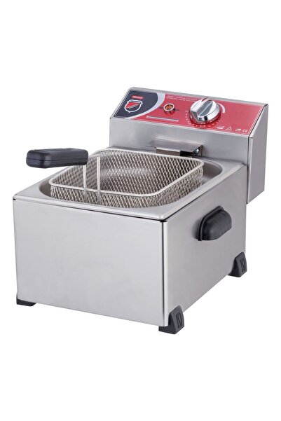 Genel Markalar Paslanmaz Çelik Fritöz 5 Lt, Silverinox, Sağlıklı ve Şık Mutfak Arkadaşı