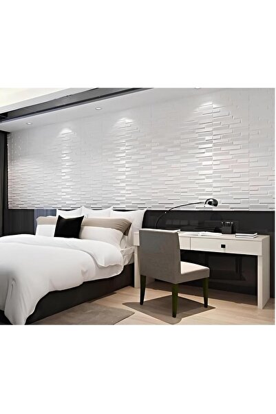 Renkli Duvarlar Tek Parça 70x500cm 1 Adet Piramit Opak Model Yapışkanlı Beyaz...