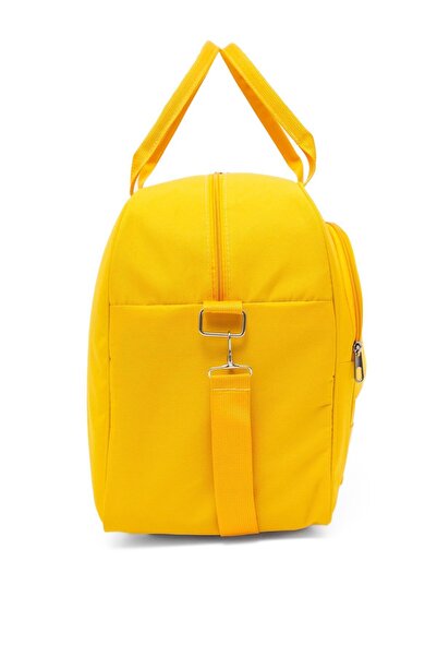 KAFF 00817 Sarı Omuz Askılı Seyahat Fitness Ve Spor Çantası