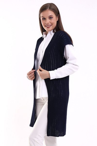 LEBUAS Long Summer Knitwear Vest