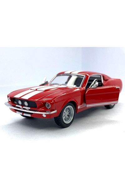 Kinsmart 1967 فورد شيلبي جي تي - 500 - سحب قطرة 5 بوصة. سيارة موديل مرخصة، لعبة سيارة 1:38