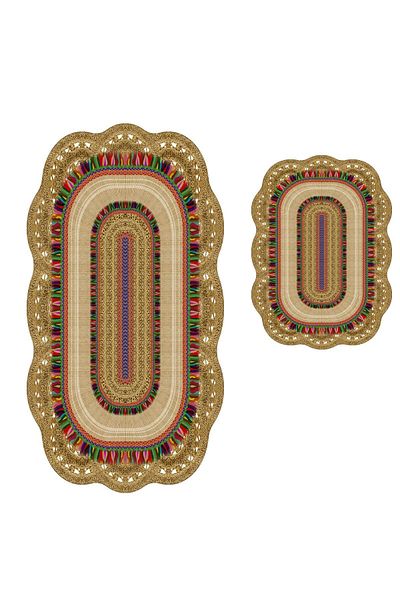 Alanur Home Σετ μπάνιου Lilyum Laser Cut 2 τεμαχίων St 210170 μ.τ