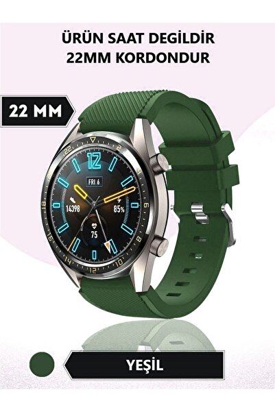 CONOCER Huawei Watch Gt4 Gt5 46mm Uyumlu Çizgi Desenli Silikon Kordon Kayış (...