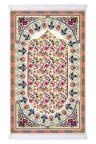 Alanur Home Pearl Digital Printed Prayer Rug 1012