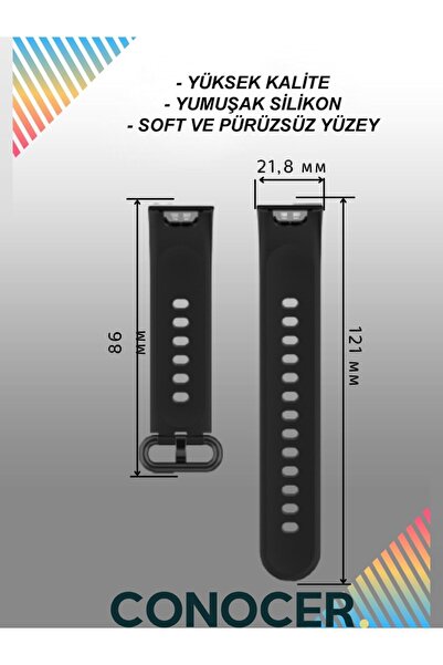 CONOCER Xiaomi Redmi Watch 2 Lite Compatible Band Smart Watch Bracelet Band Silicone Strap