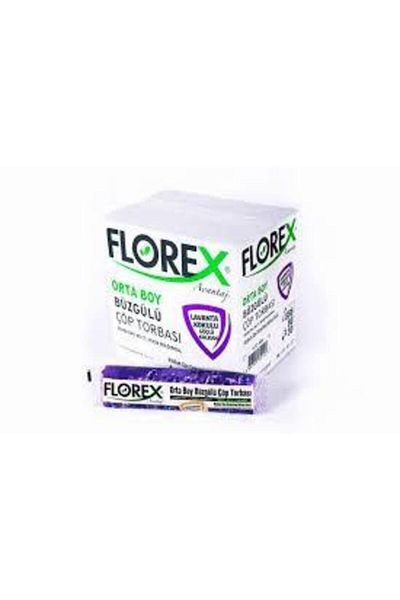 Florex Advantage Series Lavender Scented Drawstring Medium Garbage Bag X 25 Rolls / 1 Box