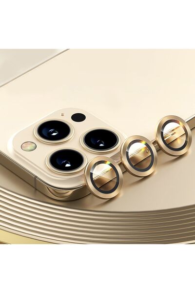 CONOCER Iphone 13 Pro/13 Pro Max Uyumlu Alüminyum Alaşım 3d Kamera Lens Koruy...