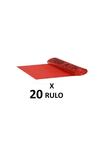 Florex 575 grams Medical Waste Printed Medium Size (55x60 Cm) Garbage Bag 20 Rolls 25*20=500 Pieces