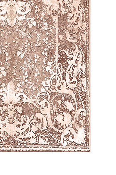 Alanur Home Alanur Trend Non-Slip Base Digital Bathroom Set Powder