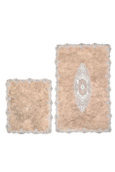 Alanur Home Σετ Τουαλέτας Antique Juliana Applique Καφέ