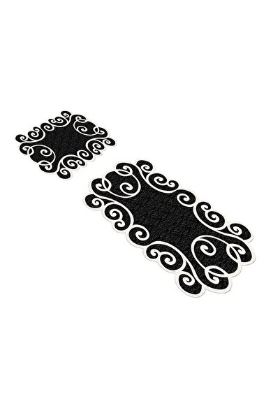 Alanur Home Style Laser Cut Σετ Μπάνιου 2 τεμαχίων St 210109 sy