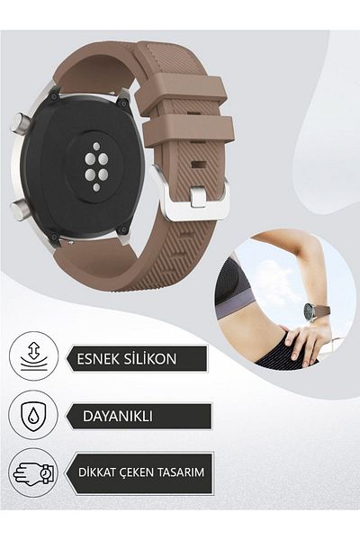 CONOCER حزام حزام من السيليكون لساعة Huawei Watch Gt5 Gt4 Gt3 Gt2 Gt2e - Gt5 Pro Gt3 Pro Gt2 Pro (46 مم).