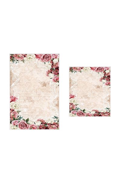 Alanur Home Σετ ψηφιακού καθίσματος τουαλέτας Dekoreko 1814 Pattern 1