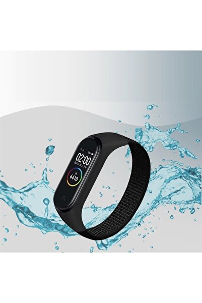 CONOCER Xiaomi Mi Band 3/4/5/6/7 Uyumlu Hasır Dokuma Yüksek Kalite Kordon Kayış