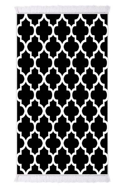 Dekoreko Silk Rug Digital Fringed 1882 Pattern 4 ( 80 X 150 )