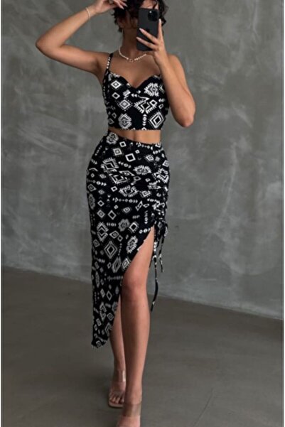 AYM Skirt and Blouse Set