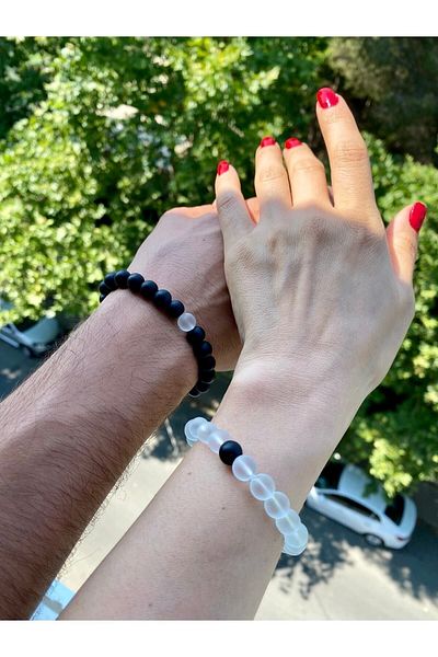 DERYA Lover Bracelet Glass Bead Couple Bracelet