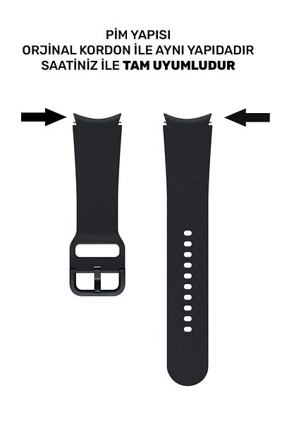 CONOCER حزام سيليكون متوافق تمامًا مع ساعة Samsung Galaxy Watch Fe / 4 / 5 / 5 Pro / 6 / 7 40 42 44 46 مم