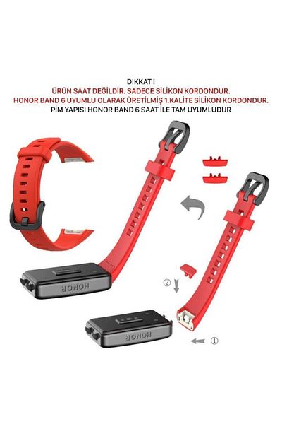 Cimricik حزام سلك من السيليكون السائل لهاتف Huawei Band 6 Honor Band 6 مع دبابيس كاملة