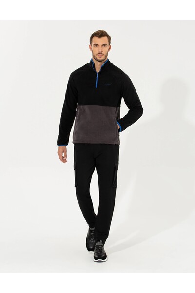Pierre Cardin Siyah Regular Fit Sweatshirt