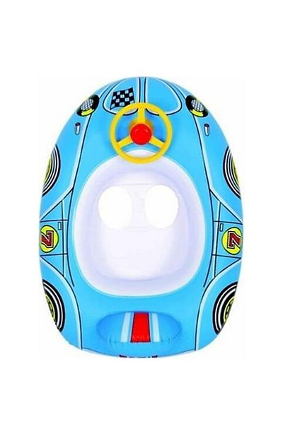 Altis Oyuncak Inflatable Race Car Kiddie Rider - Children's Boat with Steering and Horn