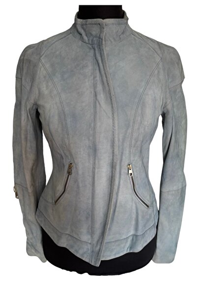 asus deri KADIN HAKİKİ SÜET DERİ CEKET