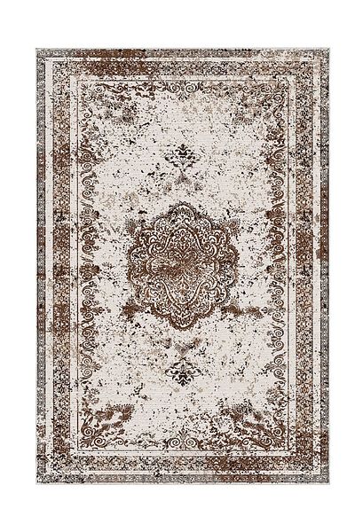 Alanur Home Alanur Trend Non-Slip Base Digital Bathroom Set Kt467 Brown