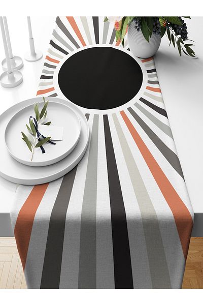 Bertille Home Σειρά 140x40 cm Ψηφιακή τυπωμένη μινιμαλιστική δρομέας