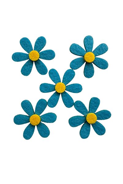 kalben accessories 20 قطعة من شخصيات الزهور اللباد - 4 سم، مادة اللباد