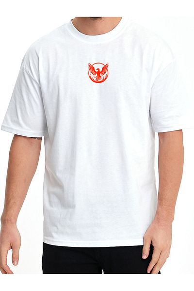 Uniquetex Βαμβακερό μπλουζάκι VEK Anka Oversize