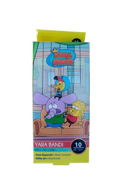 Kiva Children's Band-Aid King Şakir - 10 Pieces