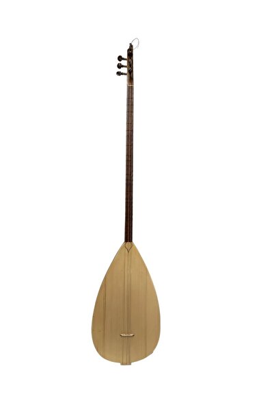 Güneş müzik El yapımı  kısa sap yaprak kestane bağlama 45,5