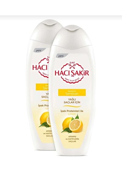 Hacı Şakir HACİ şakir yağlı saçlar için limon besleyici şampuan 500 ml 2 ADET