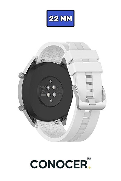 CONOCER Huawei Watch Gt3 Pro Titanyum 46mm Uyumlu Yumuşak Silikon Desenli Kor...