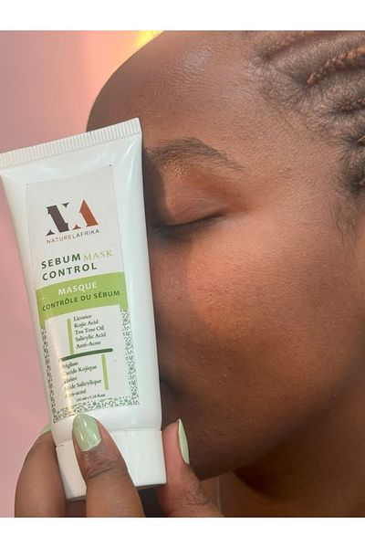 Naturel Afrika Anti-Acne Sebum Control Mask - 100ml Licorice Root, Kojic Acid, Tea Tree, Salicylic Acid