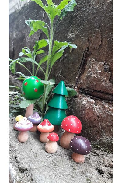 ROOT WODEN TOYS Mantarli Agac Set