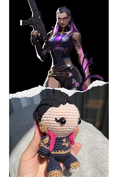 KayNal Valorant Ajanı Örgü Oyuncak Amigurumi