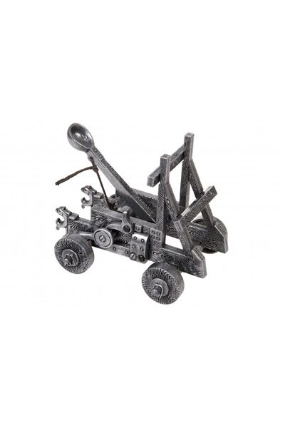 denix 11. Yüzyıl Orta Çağ Dönemi Koleksiyonluk Ölçekli Mancınık Model Biblo