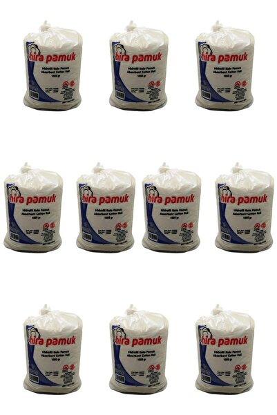 Hira Hidrofil Pamuk 1 Kg - 10 Adet