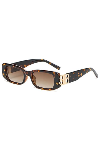 JACK MONSTER Leopard Pattern BB Women's Sunglasses