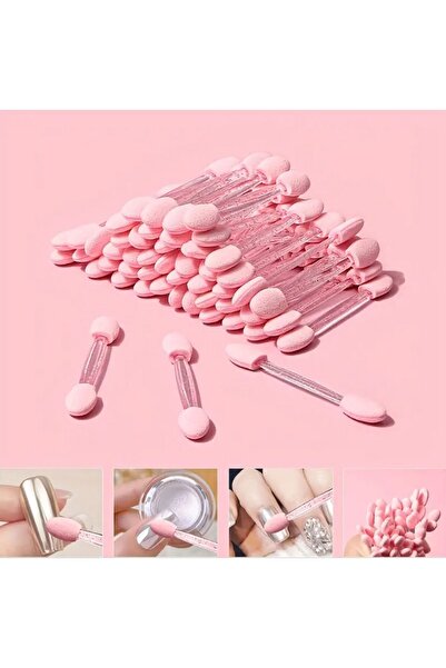 SHILOX 10 buc. aplicator de pensule pentru fard de pleoape roz - pensula pent...