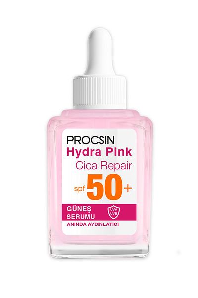 PROCSIN Hydra Pink Sp50 - 30ml Sun Serum, Glass Skin Barrier and Strengthener
