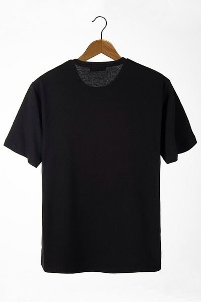 Orijin Tekstil Unisex Μαύρο μπλουζάκι Anime με στάμπα, Oversize, βαμβακερό